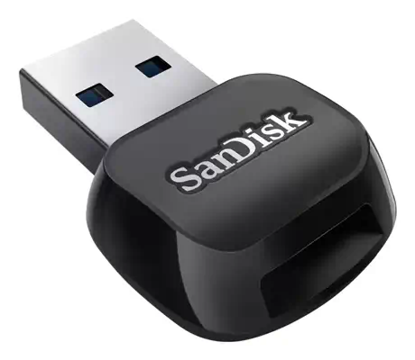 SanDisk SDDR-B731-GN6NN lecteur de carte mémoire USB 3.2 Gen 1 (3.1 Gen 1) Type-A Noir - Sandisk - Accessoire Stockage - visuel 1