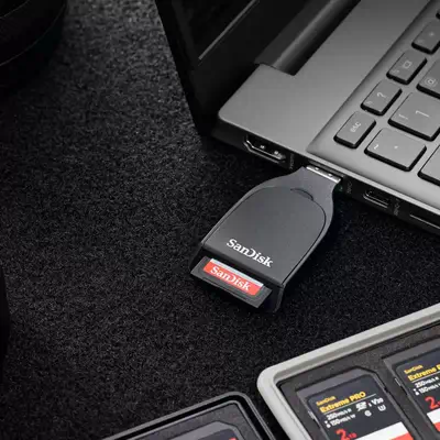 SanDisk SDDR-C731-GNANN lecteur de carte mémoire USB 3.2 Gen 1 (3.1 Gen 1) Type-A Noir - Sandisk - Accessoire Stockage - visuel 4
