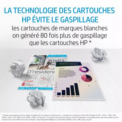 HP 301 pack de 2 cartouches d'encre noir/trois HP - visuel 71 - hello RSE