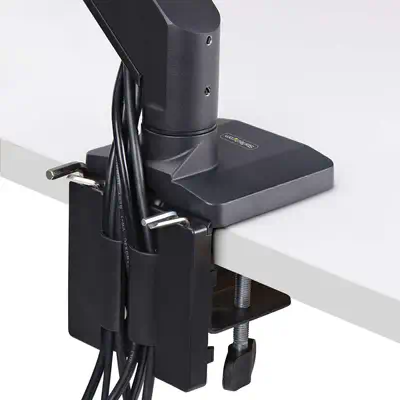Support de Bureau pour 3 Écrans 27", VESA 75x75/100x100, Bras Articulé Réglable sans Outils, Pince e - StarTech - Support Fixe & Mobile - visuel 7