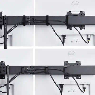Support de Bureau pour 3 Écrans 27", VESA 75x75/100x100, Bras Articulé Réglable sans Outils, Pince e - StarTech - Support Fixe & Mobile - visuel 8