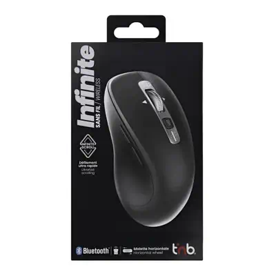 T'nB MWINFINITE souris Droitier Bluetooth 3200 DPI T'NB - visuel 1 - hello RSE - Facile à installer