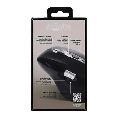 T'nB MWINFINITEPRO souris Droitier Bluetooth + USB Type-A 3200 DPI - T'NB - Souris - visuel 10