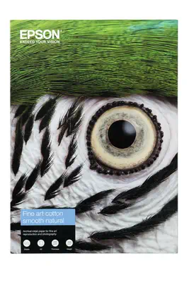 Epson Fine Art Cotton Smooth Natural A2 25 Sheets - Papier - visuel 1