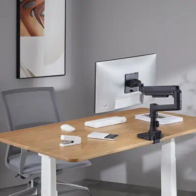 MCL MS3A99AZSBAE4920N support d'écran plat pour bureau 124,5 cm (49") Noir - Autre Accessoire pour portable - visuel 3