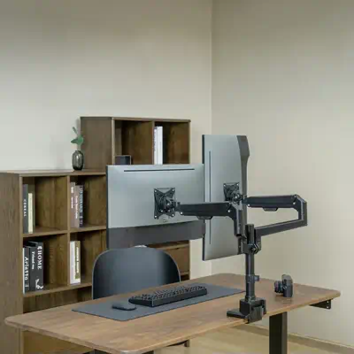 MCL MS3A99ASBA2E3209N support d'écran plat pour bureau 81,3 MCL - visuel 1 - hello RSE - Ajustements flexibles