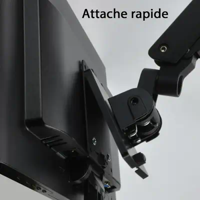 MCL MS3A99ASBA2E3520N support d'écran plat pour bureau 88,9 cm (35") Noir - Autre Accessoire pour portable - visuel 6