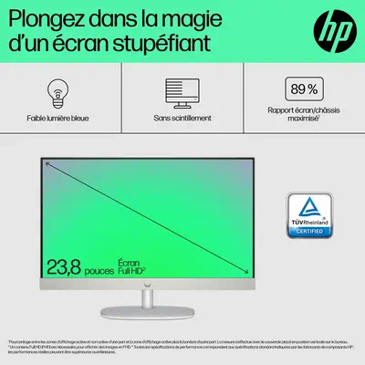 23.8 inch All-in-One 24-cr0068nf PC - HP - Ordinateur tout en un - visuel 4