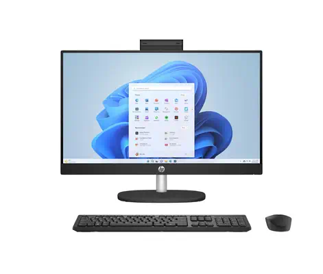 HP 24-cr0068nf Intel® Core™ i3 i3-N300 60,5 cm (23.8") 1920 x 1080 pixels PC All-in-One 8 Go DDR4-SD - Ordinateur tout en un - visuel 3