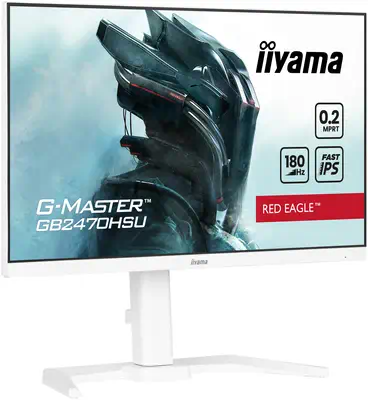 iiyama G-MASTER GB2470HSU-W6 écran plat de PC 60,5 cm (23.8") 1920 x 1080 pixels Full HD LED Blanc - Ecran Ordinateur - visuel 3