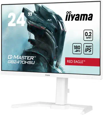 iiyama G-MASTER GB2470HSU-W6 écran plat de PC 60,5 cm (23.8") 1920 x 1080 pixels Full HD LED Blanc - Ecran Ordinateur - visuel 4