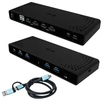 Universal Dual 4K Display Docking Station + Power Delivery 85W - I-Tec - Station d'accueil pour portable - visuel 1