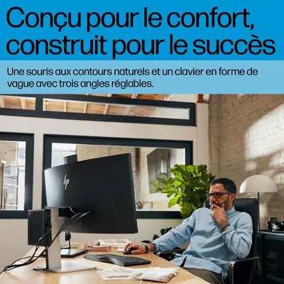 Ensemble clavier et souris hybride HP 685 Comfort HP - visuel 1 - hello RSE - Défilement dans les 4 sens