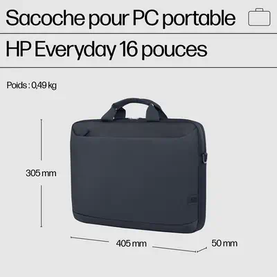 Mallette pour PC portable HP Everyday 16 pouces HP - visuel 1 - hello RSE - De multiples poches