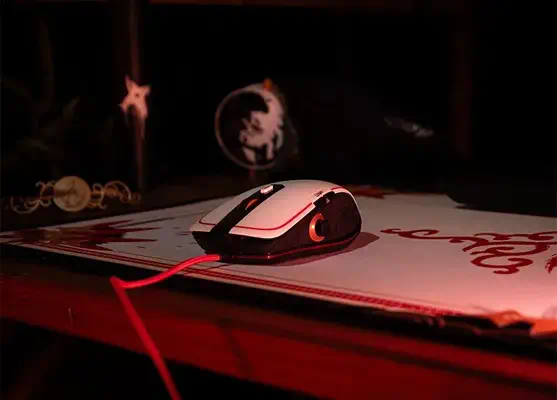 Souris Lexip X Ubisoft - Assassin's Creed - Lexip - visuel 1 - hello RSE - Câble durable