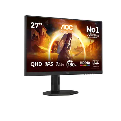 AOC G4 Q27G4XF écran plat de PC 68,6 cm (27") 2560 x 1440 pixels Quad HD LED Noir, Gris - Ecran Ordinateur - visuel 2
