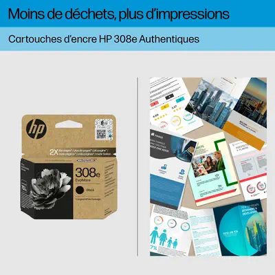 HP 308e Cartouche d’encre authentique Noir EvoMore - Cartouches d'encre - visuel 4