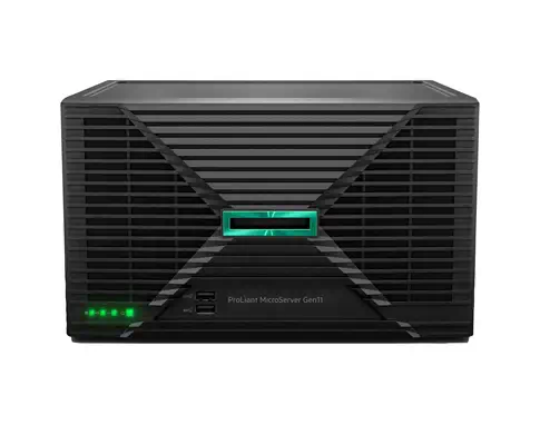 Serveur EMEA ProLiant MicroServer Gen11 G7400 2c 16 Go-U 4LFF-NHP disque dur 1 To bloc alim ext 180  - Serveur Tour - visuel 1