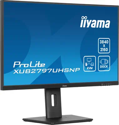 iiyama ProLite XUB2797UHSNP-B1 écran plat de PC 68,6 cm (27") 3840 x 2160 pixels 4K Ultra HD LED Noi - Ecran Ordinateur - visuel 4
