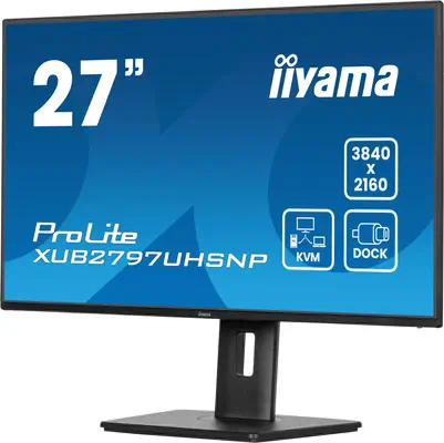 iiyama ProLite XUB2797UHSNP-B1 écran plat de PC 68,6 cm (27") 3840 x 2160 pixels 4K Ultra HD LED Noi - Ecran Ordinateur - visuel 6
