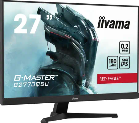 iiyama G-MASTER G2770QSU-B6 écran plat de PC 68,6 cm (27") 2560 x 1440 pixels Wide Quad HD LED Noir - Ecran Ordinateur - visuel 2