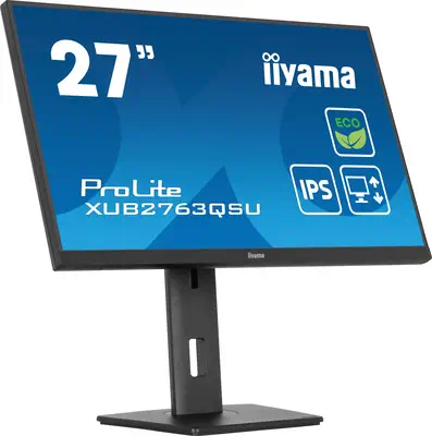 iiyama ProLite XUB2763QSU-B1 écran plat de PC 68,6 cm (27") 2560 x 1440 pixels Full HD LED Noir - Ecran Ordinateur - visuel 2