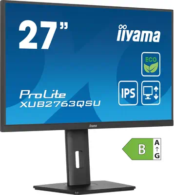 iiyama ProLite XUB2763QSU-B1 écran plat de PC 68,6 cm (27") 2560 x 1440 pixels Full HD LED Noir - Ecran Ordinateur - visuel 8