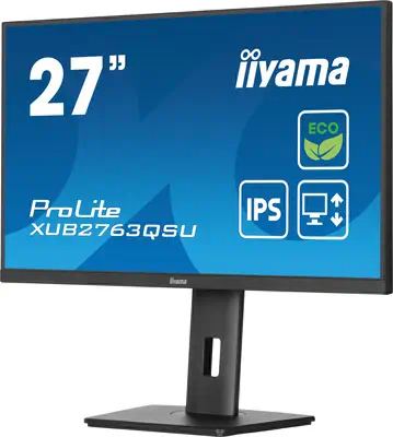 iiyama ProLite XUB2763QSU-B1 écran plat de PC 68,6 cm (27") 2560 x 1440 pixels Full HD LED Noir - Ecran Ordinateur - visuel 5