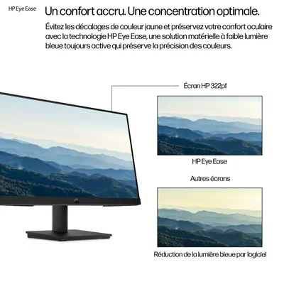 Moniteur FHD 21,5 pouces HP Series 3 Pro - 322pf - Ecran Ordinateur - visuel 8