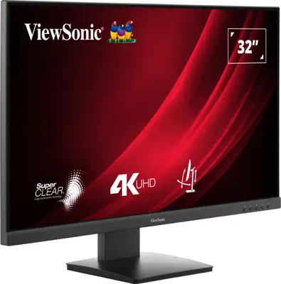 Viewsonic VG3208-4K écran plat de PC 81,3 cm (32") 3840 x 2160 pixels 4K Ultra HD LED Noir - Ecran Ordinateur - visuel 2