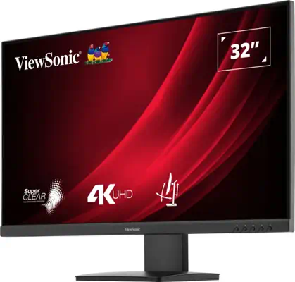 Viewsonic VG3208-4K écran plat de PC 81,3 cm (32") 3840 x 2160 pixels 4K Ultra HD LED Noir - Ecran Ordinateur - visuel 3