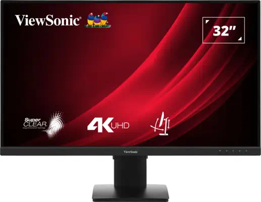 Viewsonic VG3208-4K écran plat de PC 81,3 cm (32") 3840 x 2160 pixels 4K Ultra HD LED Noir - Ecran Ordinateur - visuel 1