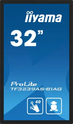 iiyama TF3239AS-B1AG Écran d'affichage dynamique Écran plat de signalisation numérique 80 cm (31.5") - Visioconférence - visuel 2