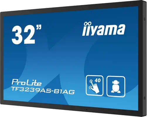 iiyama TF3239AS-B1AG Écran d'affichage dynamique Écran plat de signalisation numérique 80 cm (31.5") - Visioconférence - visuel 5
