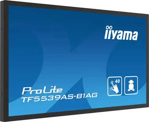 iiyama TF5539AS-B1AG Écran d'affichage dynamique En forme de kiosk 138,7 cm (54.6") LED 435 cd/m² 4K - Ecran Numérique Interactif - visuel 6