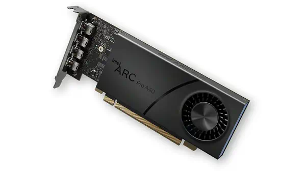 Intel Arc Pro A40 6 Go GDDR6 - Carte graphique - visuel 3