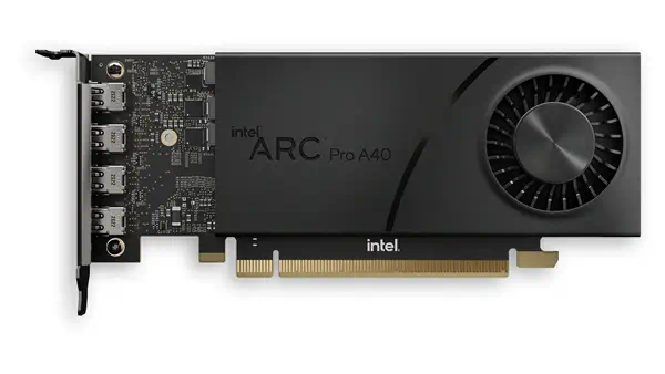 Intel Arc Pro A40 6 Go GDDR6 - Carte graphique - visuel 2