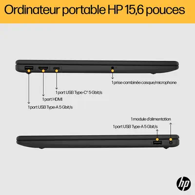 HP 15-fc0102nf AMD Ryzen™ 7 7730U Ordinateur portable HP - visuel 1 - hello RSE - Les touches du clavier contiennent du plastique recyclé post-consommation
