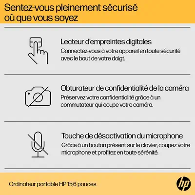 HP 15-fc0102nf AMD Ryzen™ 7 7730U Ordinateur portable HP - visuel 1 - hello RSE - Anti-scintillement
