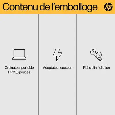 HP 15-fc0103nf AMD Ryzen™ 5 7520U Ordinateur portable HP - visuel 1 - hello RSE - Processeur AMD Ryzen™ 5