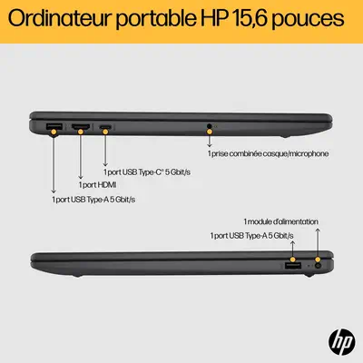 HP 15-fc0103nf AMD Ryzen™ 5 7520U Ordinateur portable HP - visuel 1 - hello RSE - Stockage SSD PCIe NVMe™ M.2