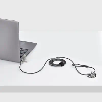 Antivol Universel pour Ordinateur Portable de 2m, Câble de Sécurité Sérialisé pour Ordinateur Portab - StarTech - Autre Accessoire pour portable - visuel 8