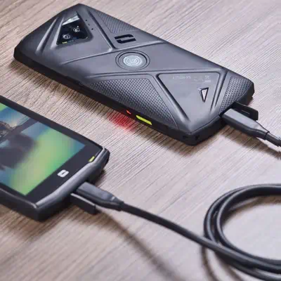 Crosscall 1301239999222 câble USB 1,2 m USB C Noir - Support Fixe & Mobile - visuel 3