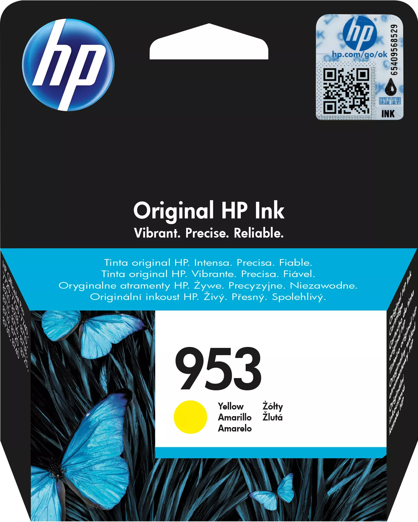 Vente Cartouches d'encre HP 953 original Ink cartridge F6U14AE BGX Yellow 700 Pages