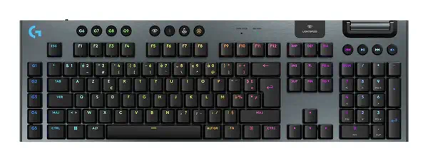 Logitech G G915 X LIGHTSPEED clavier Jouer USB + RF Wireless + Bluetooth AZERTY Français Noir - Clavier - visuel 1