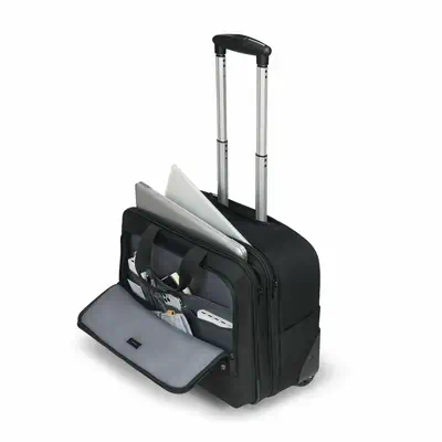 DICOTA D32043-RPET sacoche d'ordinateurs portables 43,9 cm (17.3") Valise sur roulette Noir - Dicota - Sacoche & Housse - visuel 5
