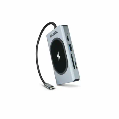 DICOTA D32059 hub & concentrateur USB Type-C Noir, Argent - Dicota - Station d'accueil pour portable - visuel 3