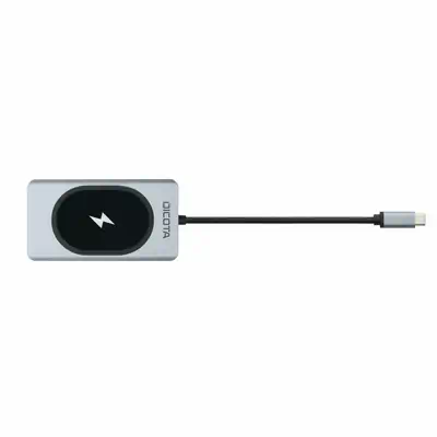 DICOTA D32059 hub & concentrateur USB Type-C Noir, Argent - Dicota - Station d'accueil pour portable - visuel 5