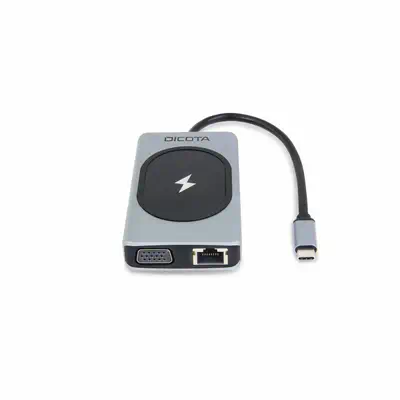 DICOTA D32059 hub & concentrateur USB Type-C Noir, Argent - Dicota - Station d'accueil pour portable - visuel 4