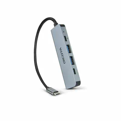 DICOTA D32060 hub & concentrateur USB Type-C Argent - Dicota - Station d'accueil pour portable - visuel 3
